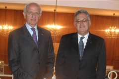 Con il Consigliere del Re del Marocco M. Azoulay